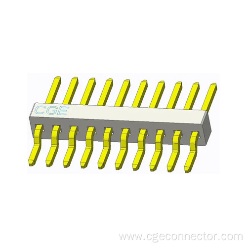 SMT Reclining paste type 1.27 Single-row prone connectors